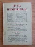 Revista Fundatiilor Regale, anul IX, nr. 8, august, 1942