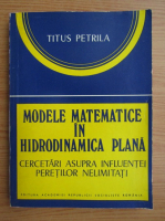 Titus Petrila - Modele matematice in hidrodinamica plana