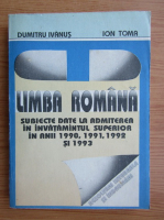 Dumitru Ivanus - Limba romana