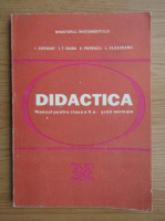 Ioan Cerghit - Didactica, manual pentru clasa a X-a, scoli normale, 1997