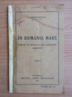Ion Agarbiceanu - In Romania Mare (1929)
