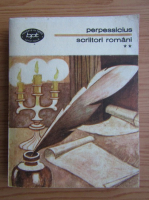 Anticariat: Perpessicius - Scriitori romani (volumul 2)