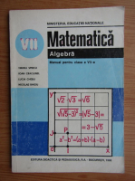 Tiberiu Spircu - Matematica, algebra, manual pentru clasa a VII-a, 1998