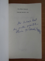 Anta Raluca Buzinschi - Versuri pentru aer (cu autograful autorului)