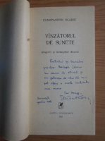 Constantin Olariu - Vanzatorul de sunete (cu autograful si dedicatia autorului pentru Balogh Jozsef)