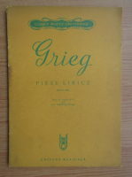 Grieg, piese lirice pentru pian