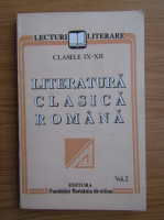 Literatura clasica romana. Clasele IX-XII (volumul 2)