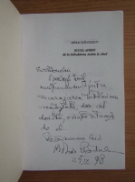 Mihai Radulescu - Rugul aprins. De la Manastirea Antim la Aiud (cu autograful autorului)