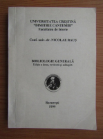 Nicolae Raus - Bibliologie generala