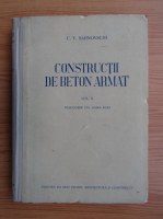 C. V. Sahnovschi - Constructii de beton armat (volumul 2)
