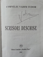 Corneliu Vadim Tudor - Scrisori deschise (cu semnatura autorului)