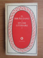Anticariat: G. Ibraileanu - Studii literare (volumul 1)