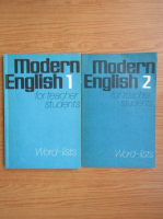 Modern English for teacher students. Word-lists (2 volume)