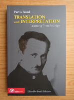 Parvis Emad - Translation and interpretation. Learning from Beitrage