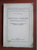 G. C. Nicolescu - Ideologia literara poporanista (1937)