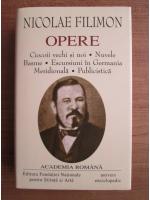 Nicolae Filimon - Opere