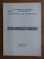 Ion Manzat - Istoria universala a psihologiei 