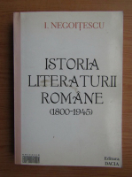 Anticariat: Ion Negoitescu - Istoria literaturii romane