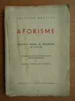 Anticariat: Baltasar Gracian - Aforisme (1944)