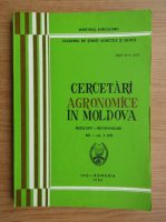 Cercetari agronomice in Moldova, anul XIX, vol. 3, nr. 75, 1986