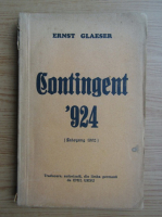 Ernst Glaeser - Contingent 924 (1929)