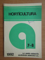 Horticultura, anul XLII, nr. 7-8, 1992