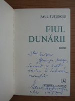 Paul Tutungiu - Fiul Dunarii (cu autograful autorului)