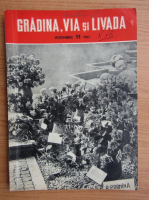 Revista Gradina, via si livada, nr. 11, noiembrie 1961