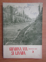 Revista Gradina, via si livada, nr. 3, martie 1957