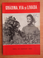 Revista Gradina, via si livada, nr. 8, august 1963