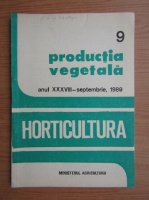 Revista Horticultura, anul XXXVIII, nr. 9, septembrie 1989