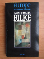 Europe. Revue litteraire mensuelle. Rainer Maria Rilke