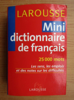 Mini dictionnaire de francais