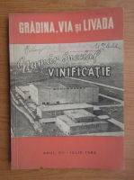 Revista Gradina, via si livada, anul XII, nr. 7, iulie 1963