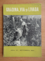 Revista Gradina, via si livada, anul XII, nr. 9, septembrie 1963