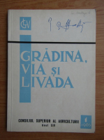 Revista Gradina, via si livada, nr. 1, ianuarie 1965