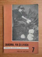 Revista Gradina, via si livada, nr. 7, iulie 1964