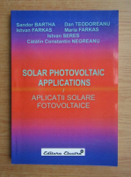 Sandor Bartha - Solar photovoltaic applications