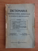 C. Martinovici - Dictionarul Transilvaniei, Banatului si celorlalte tinuturi alipite (volumul, 1921)