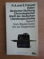Herbert A. - Chronologischer Abriss der deutschen Literaturgeschichte (volumul 2)