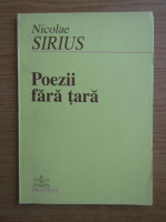 Nicolae Sirius - Poezii fara tara