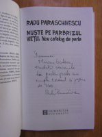 Anticariat: Radu Paraschivescu - Muste pe parbrizul vietii. Nou catalog de perete (cu autograful autorului)