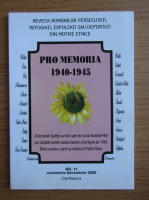 Revista Pro Memoria, nr. 11, octombrie-decembrie 2006