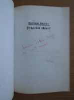 Svetlana Sauciuc - Soaptele tacerii (cu autograful si dedicatia autoarei pentru Balogh Jozsef)