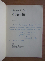 Anamaria Pop - Corida (cu autograful autoarei)