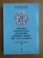 Anuarul Institutului de Istorie George Barit din Cluj-Napoca
