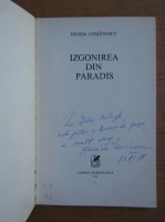 Denisa Comanescu - Izgonirea din paradis (cu autograful autoarei)