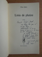 Elena Stefoi - Linia de plutire (cu autograful si dedicatia autorului pentru Balogh Jozsef)