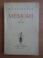 Eugen Lovinescu - Memorii (volumul 2, 1930)