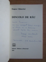 Eugen Ovidiu Chirovici - Dincolo de rau (cu autograful autorului)